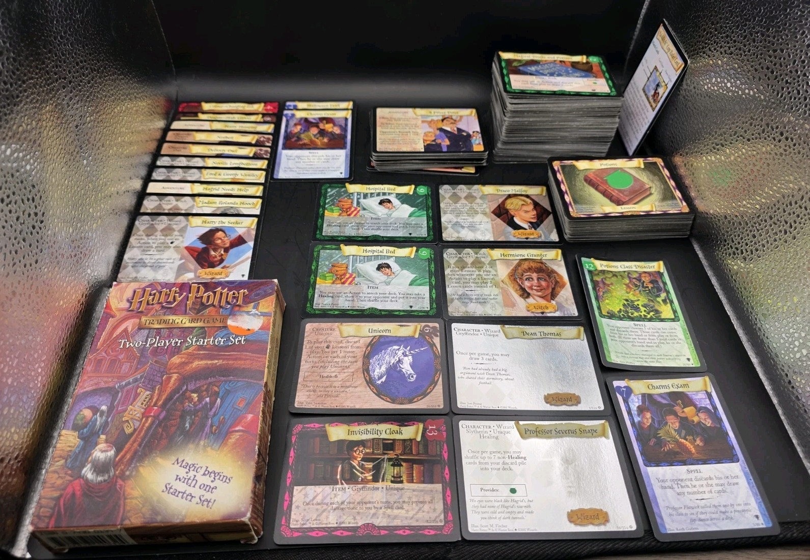 Harry Potter TCG Card Lot With Some Foils & Rares WOTC Vintage 2001 - 2002