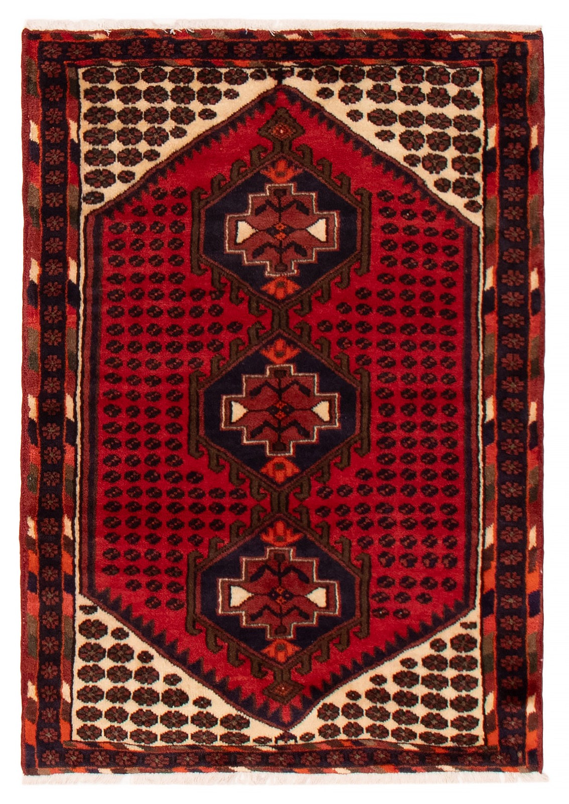 Traditional Vintage Hand-Knotted Area Rug 3\'4\
