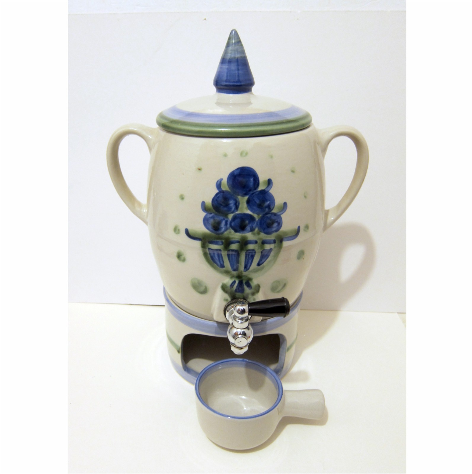 M.A. Hadley Drink Dispenser Warmer - Rare Discontinued - Blueberry Design M.A. Hadley Drink Dispenser Warmer - Rare Discontinued - Blueberry Design