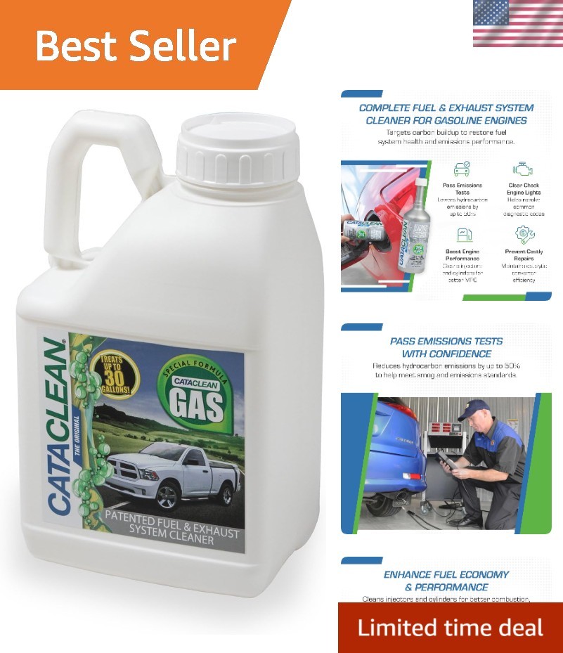 Cataclean 3L Exhaust System Cleaner - Enhance Fuel Economy & Clear Check Lights