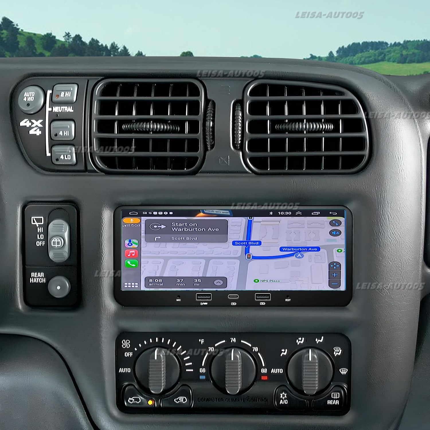 6.86 Car Radio Stereo For Chevrolet Blazer S10 1998-2002 GPS Player Touch Screen