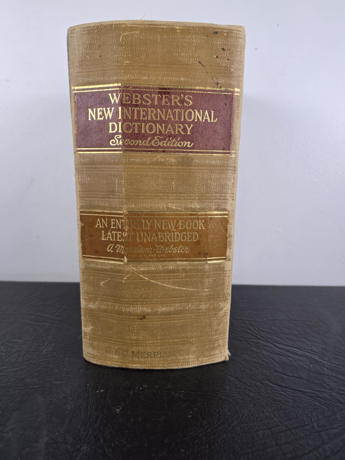 1934 WEBSTER\'S NEW INTERNATIONAL DICTIONARY, 2nd EDITION, UNABRIDGED