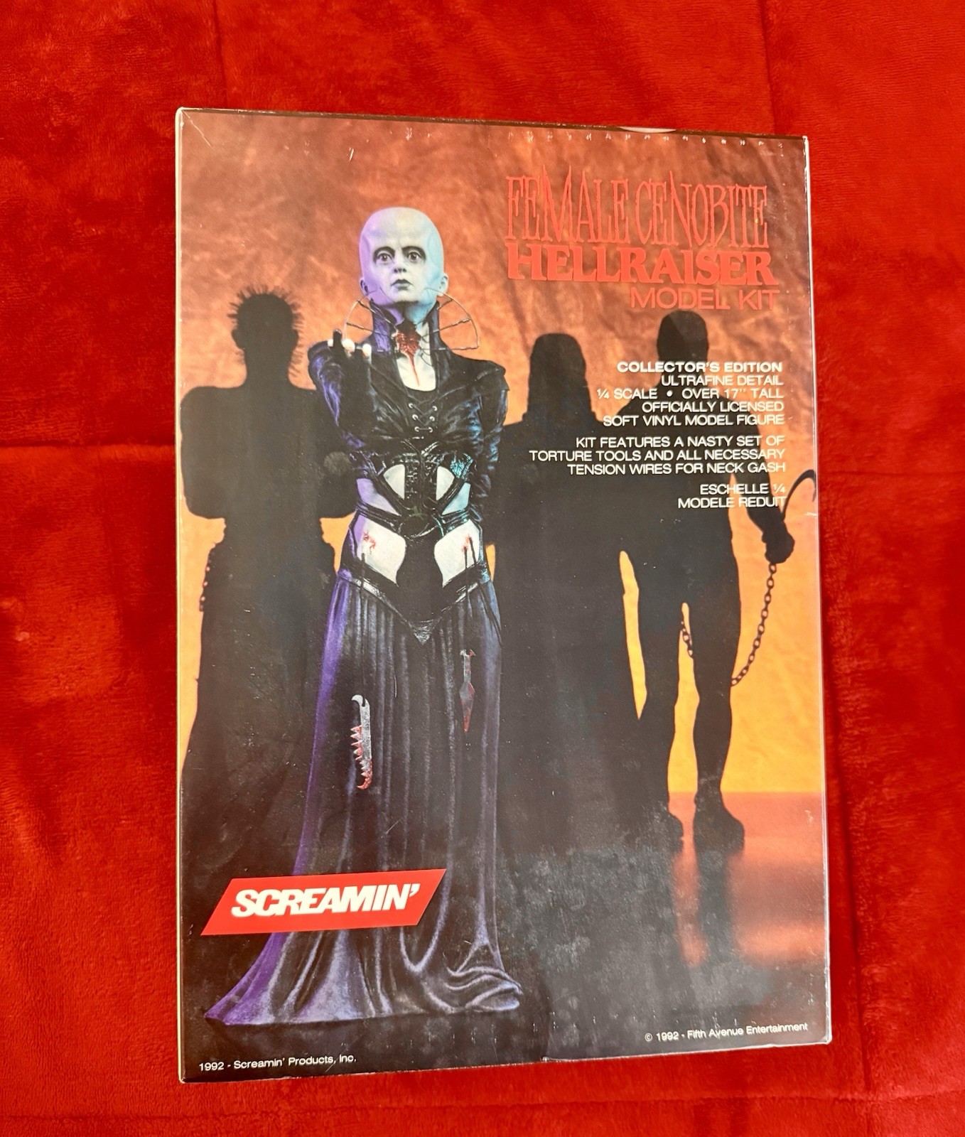 Hellraiser Female Cenobite 1993 Screamin’ Model Kit Rare Hellraiser Female Cenobite 1993 Screamin’ Model Kit Rare