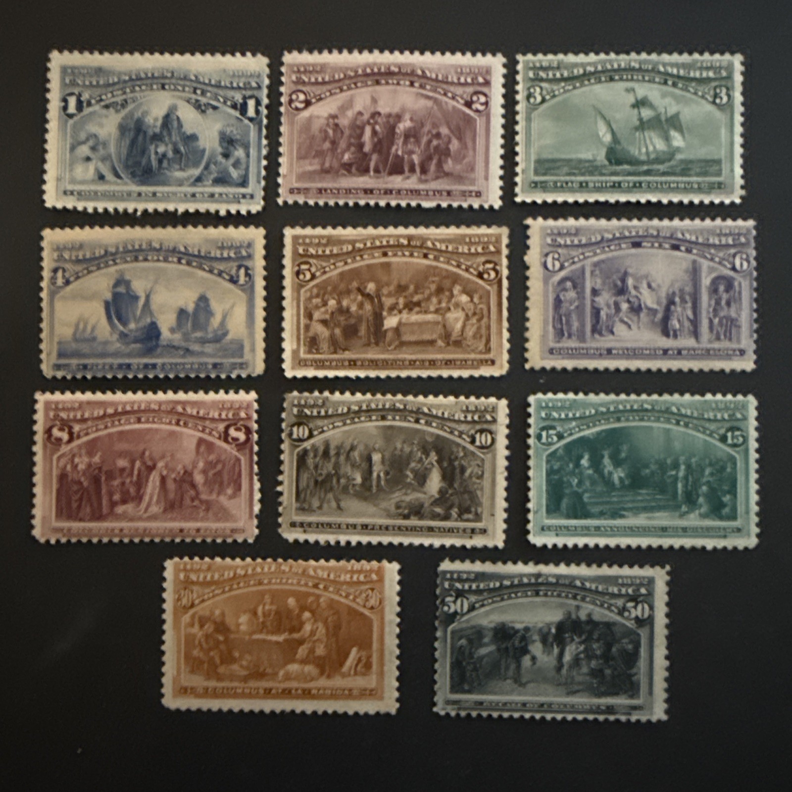 US Scott #230-240 MH/MNH/NG