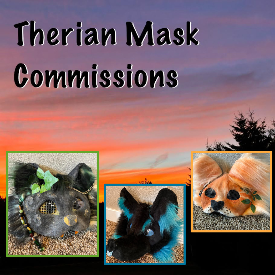 Custom🌲 Therian Mask Commissions  🐾 Handmade ⚡ Please Read Description
