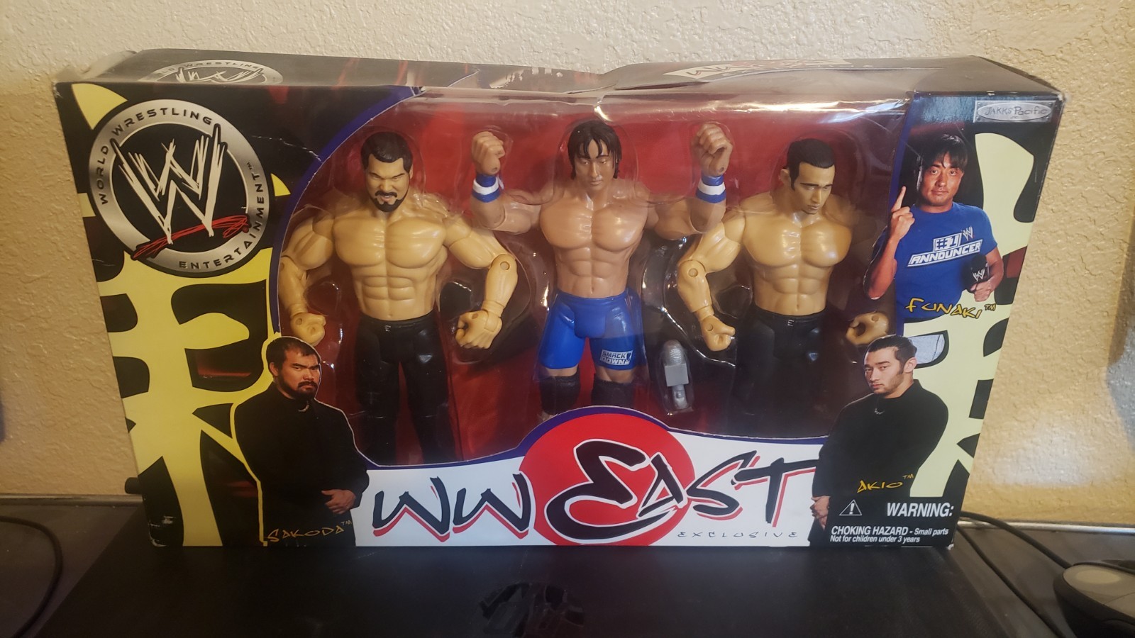 WWE East box set Funaki Akio Sakoda Jakks Ruthless Aggression 3-pack WWEast READ WWE East box set Funaki Akio Sakoda Jakks Ruthless Aggression 3-pack WWEast READ