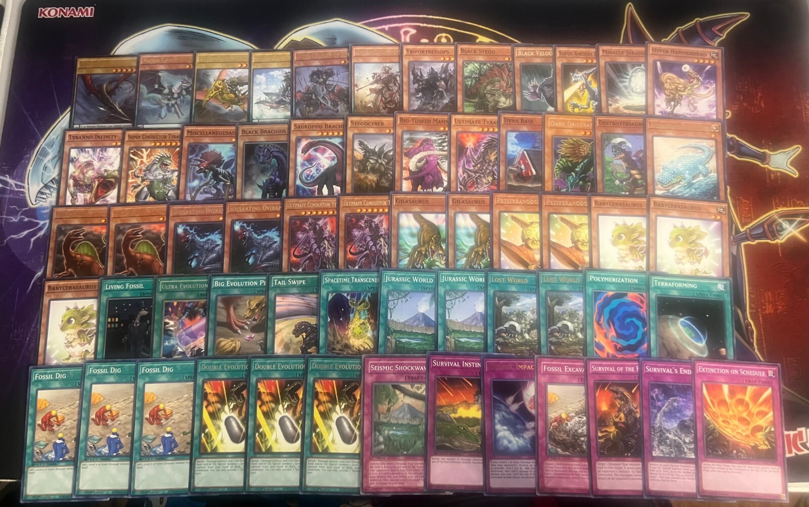 Tyranno Hassleberry Dinosaur Souleating Oviraptor Double Pill Yugioh Gx Deck