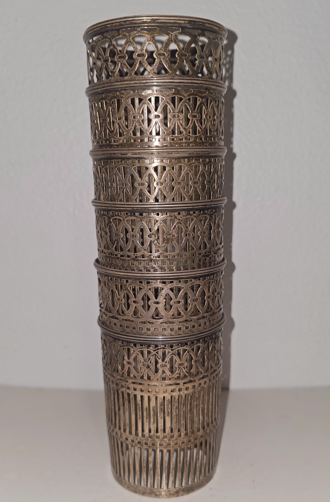Tiffany&co  STERLING SILVER Cup. Glass Holder RARE ANTIQUE✅✅