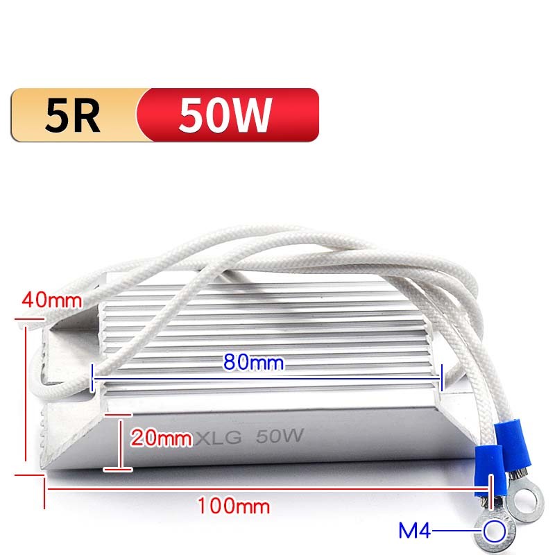 RXLG Aluminum Shell Inverter Resistor Braking Resistor 50W to 1500W High Power RXLG Aluminum Shell Inverter Resistor Braking Resistor 50W to 1500W High Power