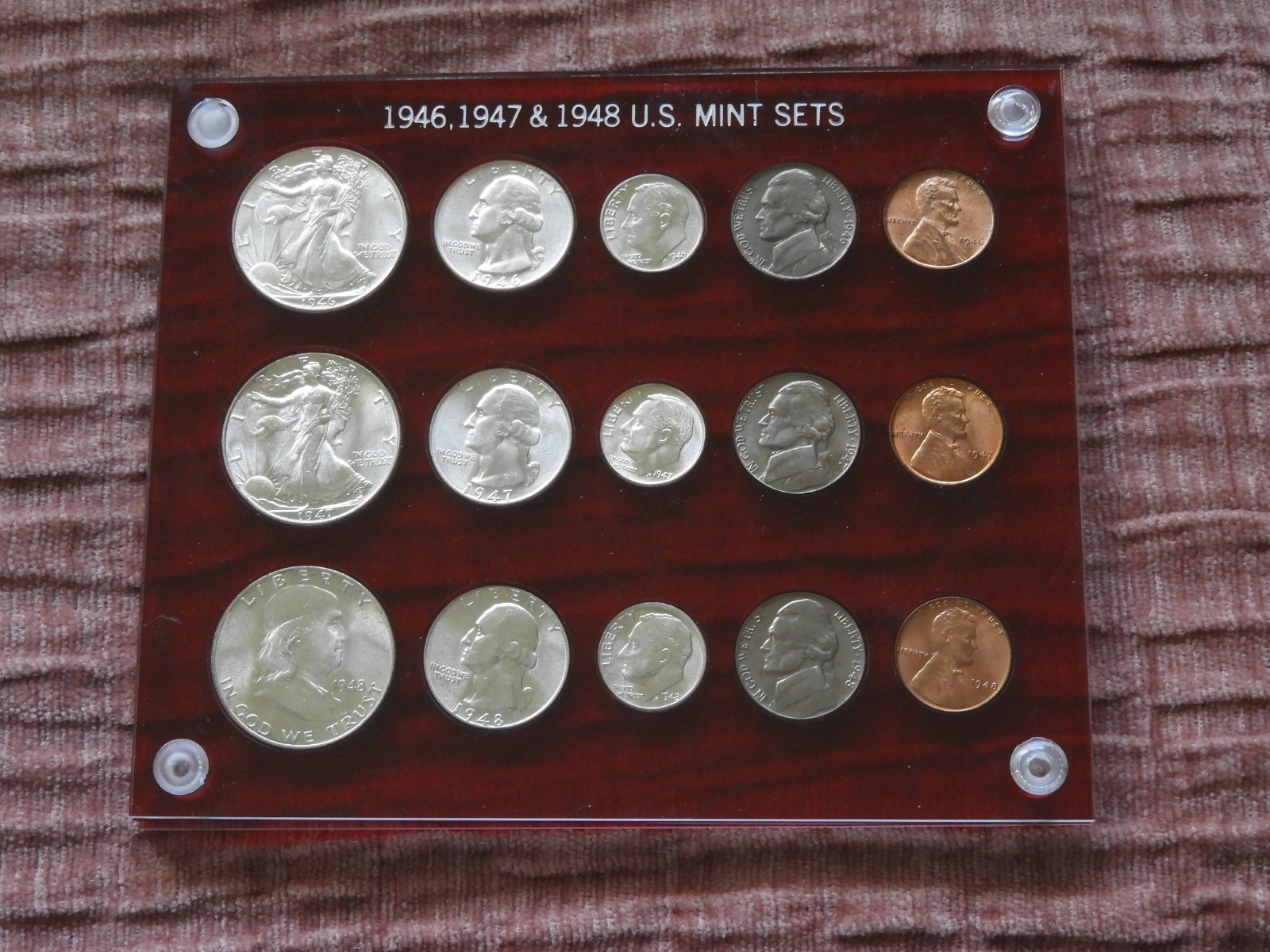 1946 47 & 48 P UNCIRCULATED MINT SETS -HIGH GRADE SILVER SETS 1946 47 & 48 P UNCIRCULATED MINT SETS -HIGH GRADE SILVER SETS