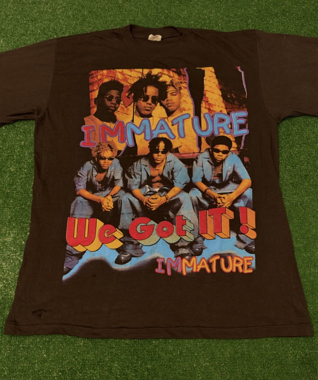 Vintage 90s Rap Tee Immature Double Sided DRY ROT VTG Rap Tee Shirt XL DRY ROT