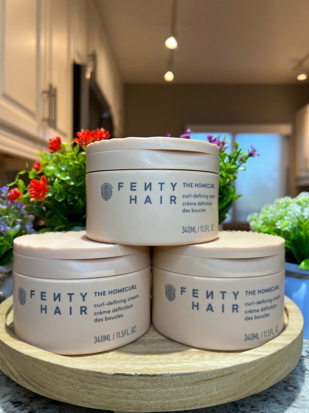 Fenty Hair The Homecurl Curl-Defining Cream 11.5oz 340ml New Sealed,3 Pack