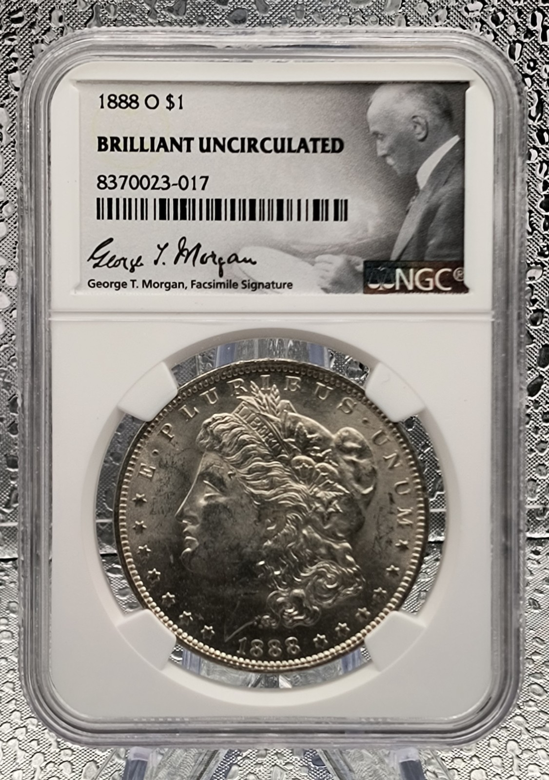 1888-O Morgan Silver Dollar NGC BU- VAM 1B EDS (early die state) Scarface 1888-O Morgan Silver Dollar NGC BU- VAM 1B EDS (early die state) Scarface