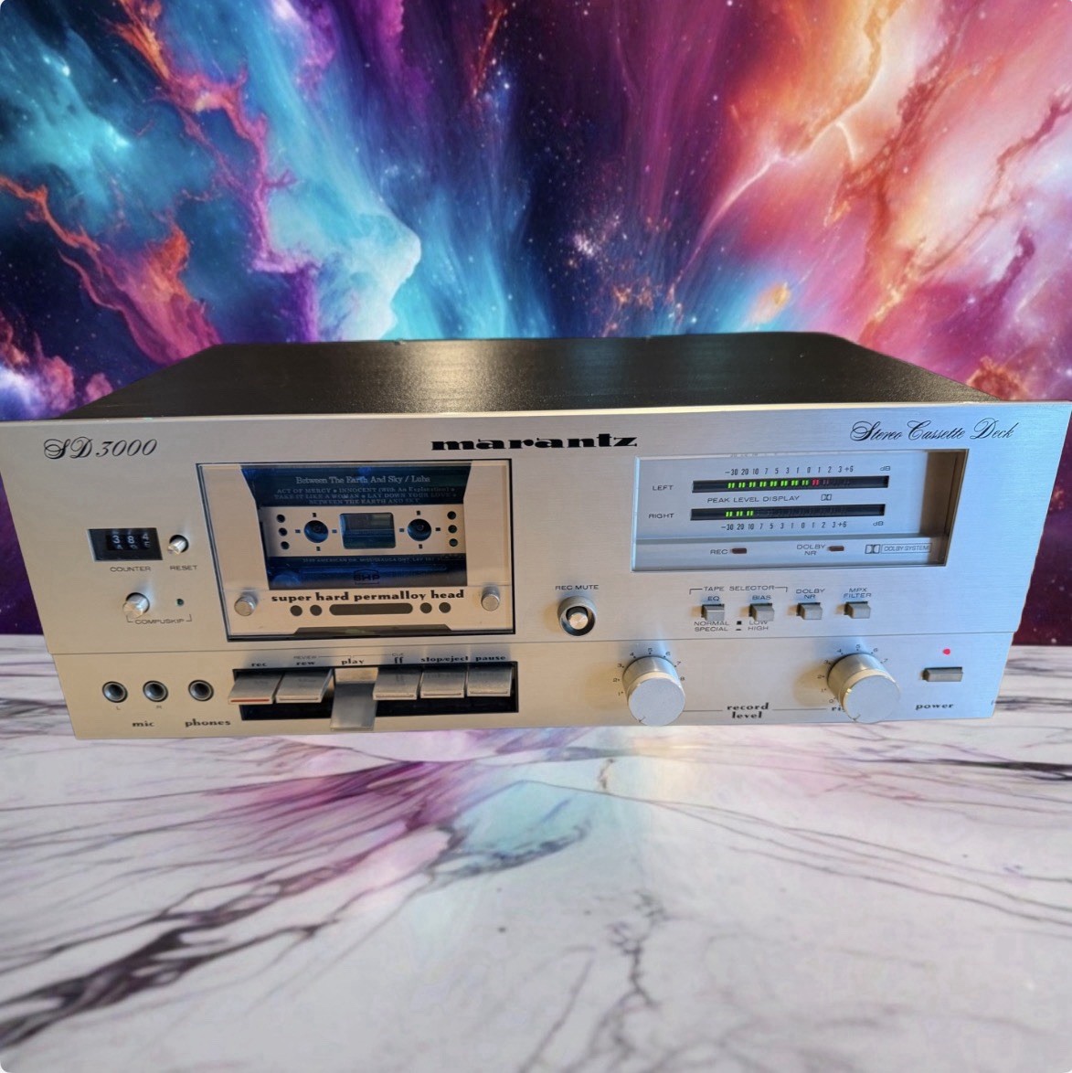 VINTAGE Marantz SD3000 Stereo Cassette Deck  Near Mint Fresh Service Rare Gold🔥