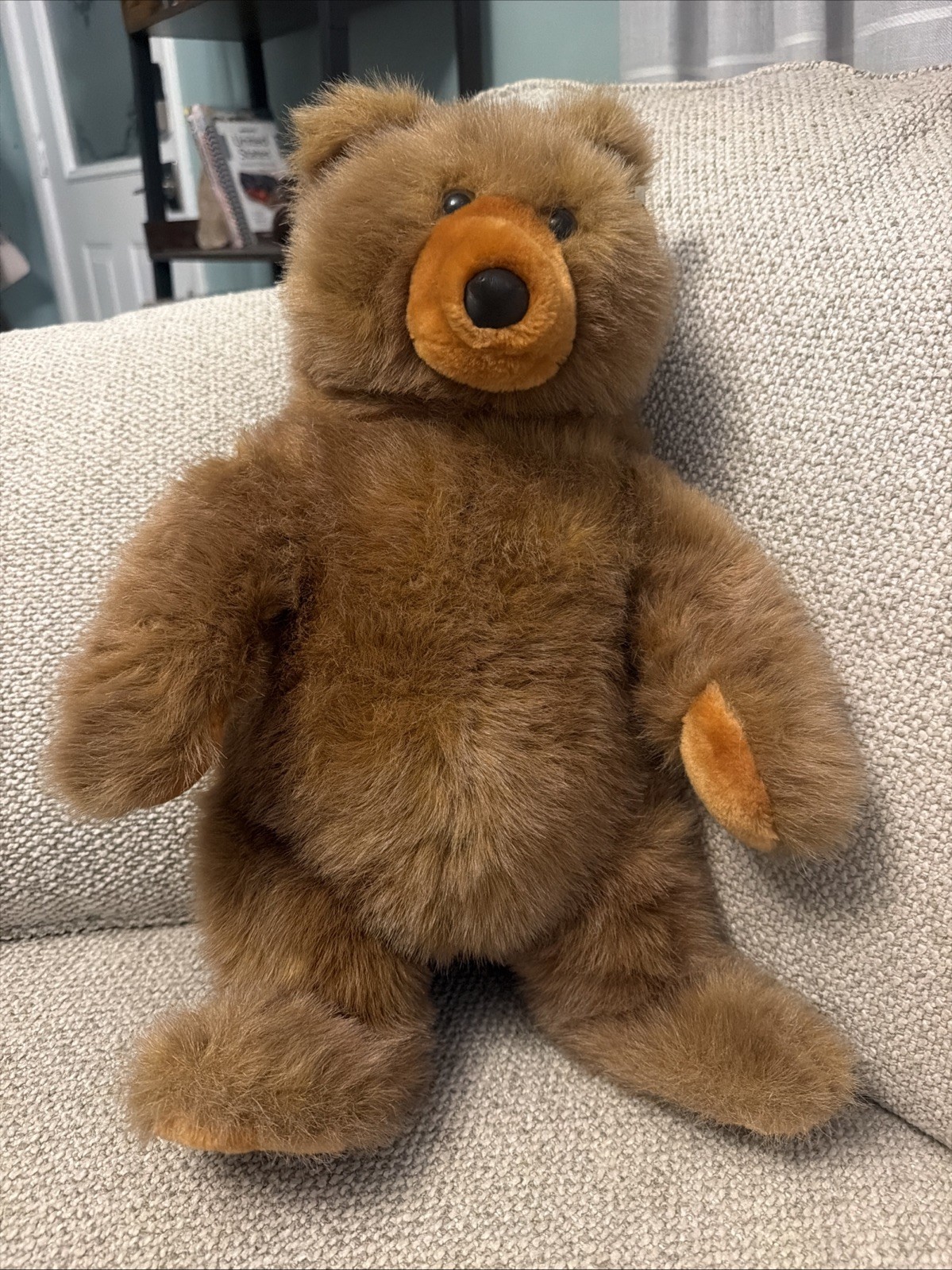 Vintage 1989 24K Polar Puff Grizzly 18” Plush Brown Bear Special Effects w/Tag Vintage 1989 24K Polar Puff Grizzly 18” Plush Brown Bear Special Effects w/Tag
