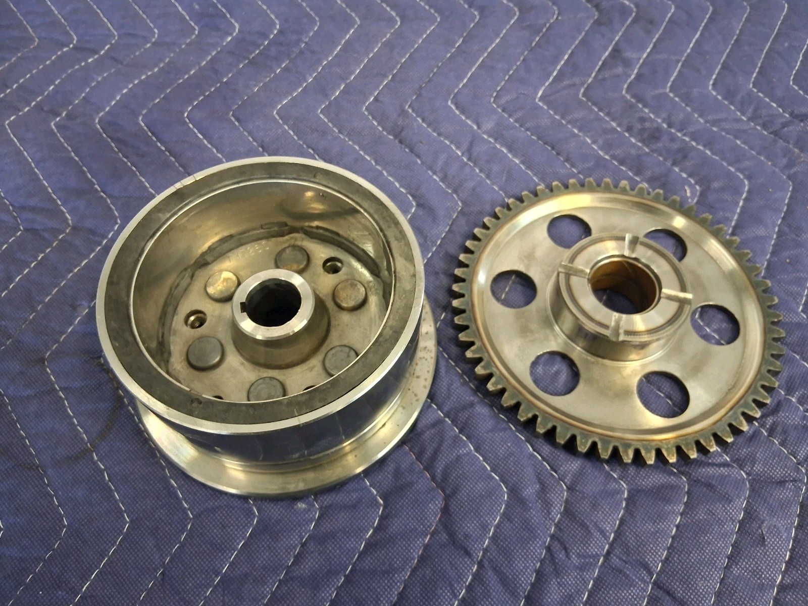 01-05 YAMAHA RAPTOR 660R FLYWHEEL STATER CLUTCH FLYWHEEL GEAR RAPTOR OEM MAGNETO