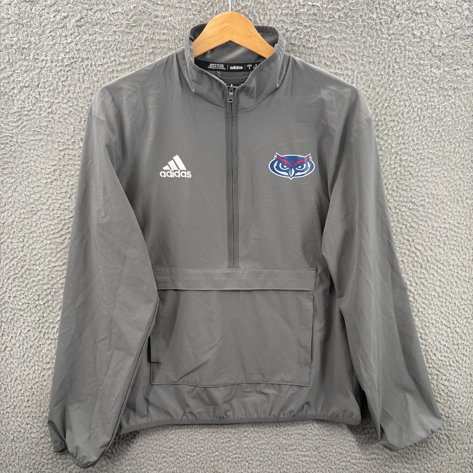 Florida Atlantic University Jacket Women Small NCAA Football Adidas Zip Pullover
