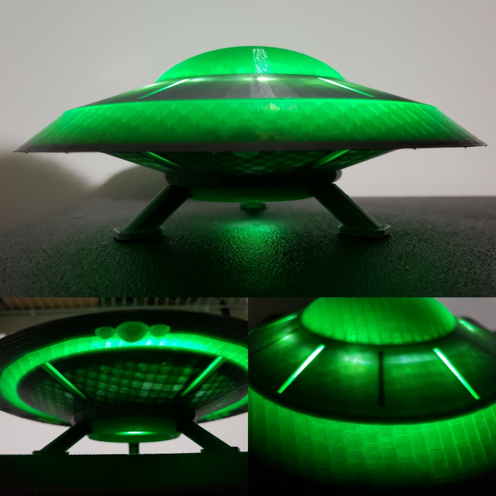 UFO 1A - LARGE (with Lighting)inspired by Earth vs the Flying Saucers & 27th Day UFO 1A - LARGE (with Lighting)inspired by Earth vs the Flying Saucers & 27th Day