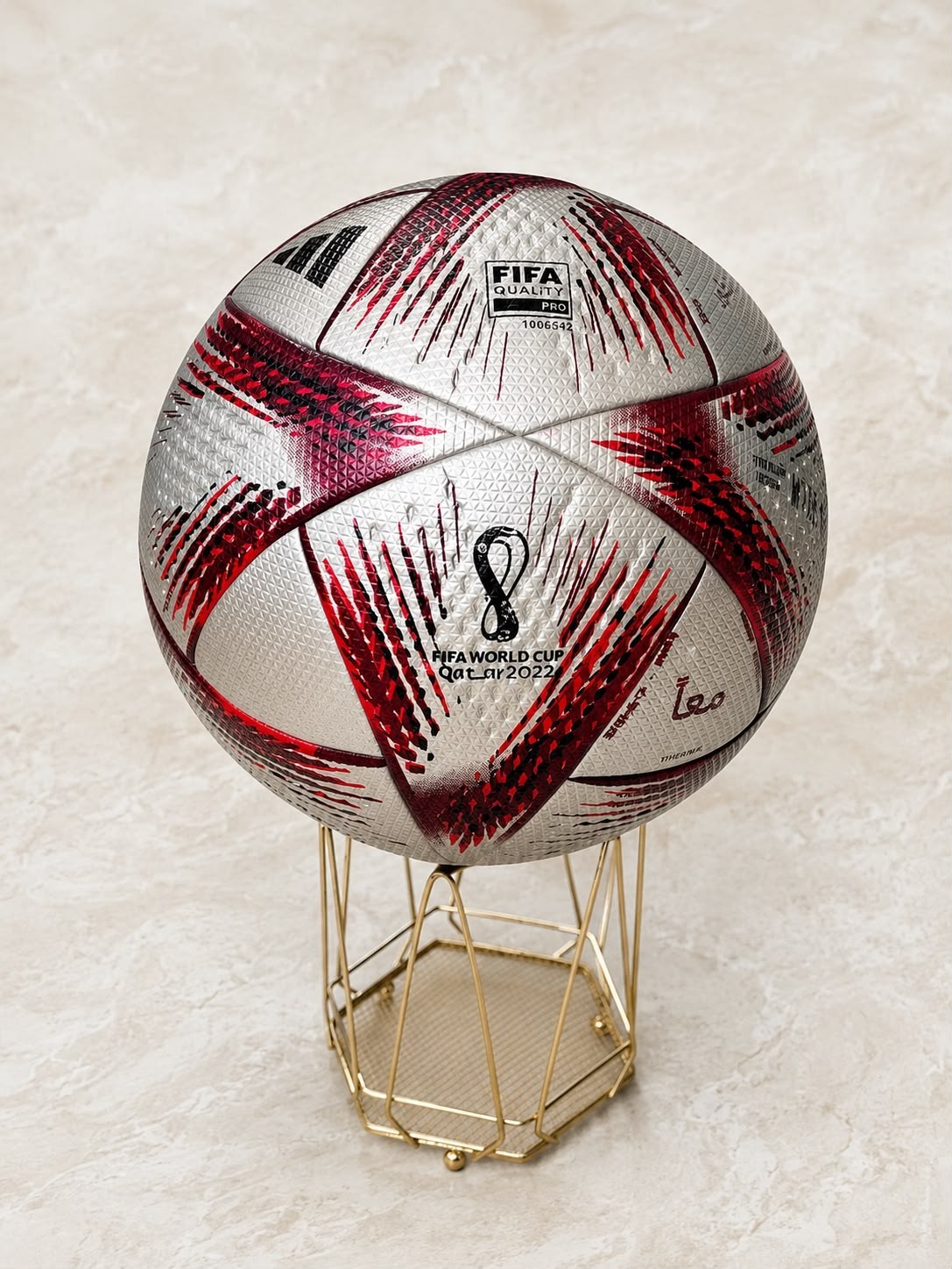 FIFA World Cup 2022 Adidas AL Hilm Pro Final Official Soccer Match Ball Size 5
