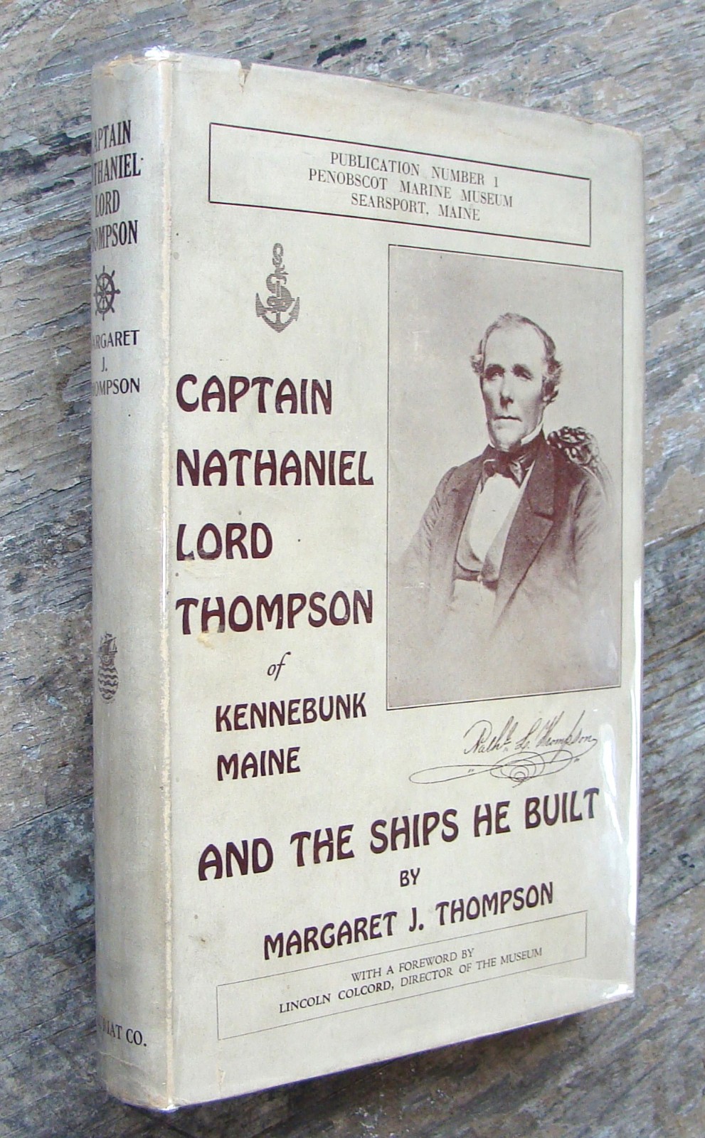 Captain Nathaniel Lord Thompson Of Kennebunk Maine ~1937 Vintage~ Atlantic Ships