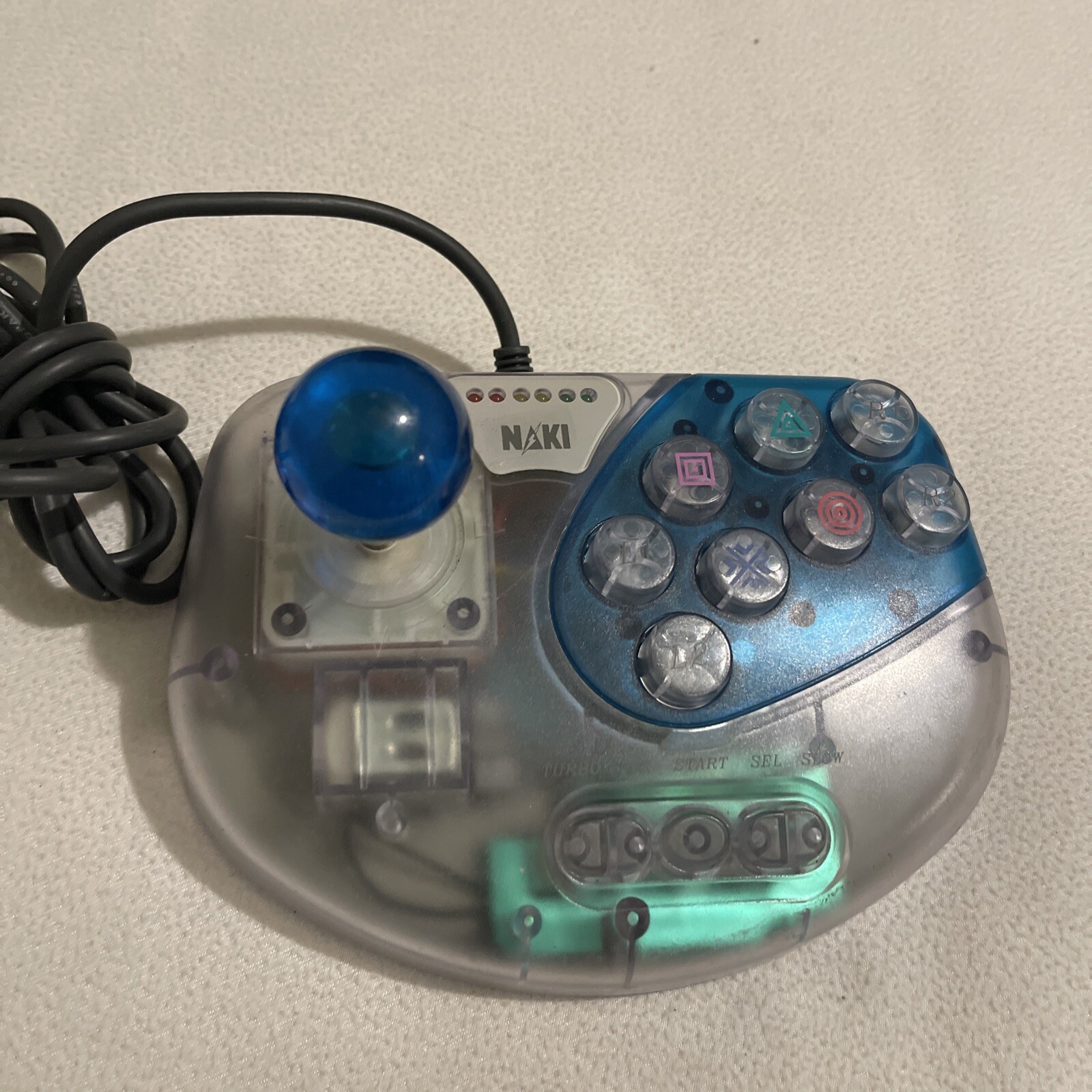 NAKI MINI STICK PAX/PS2 DUAL SHOCK  COMPATIBLE GAMES Joysticks57072 RARE NEW