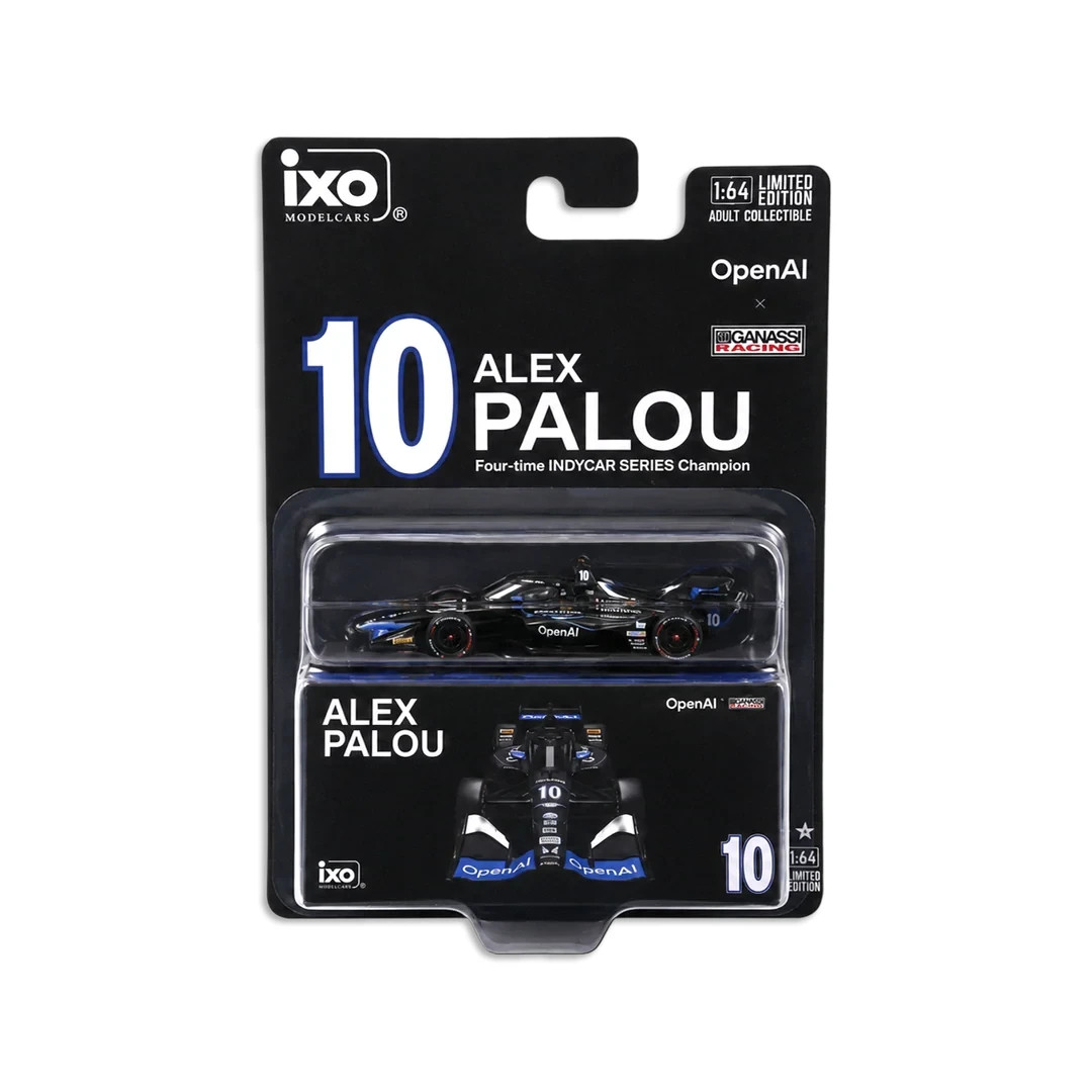 IXO Alex Palou #10 OpenAI IndyCar 1:64 Diecast Race Car Limited Edition NEW