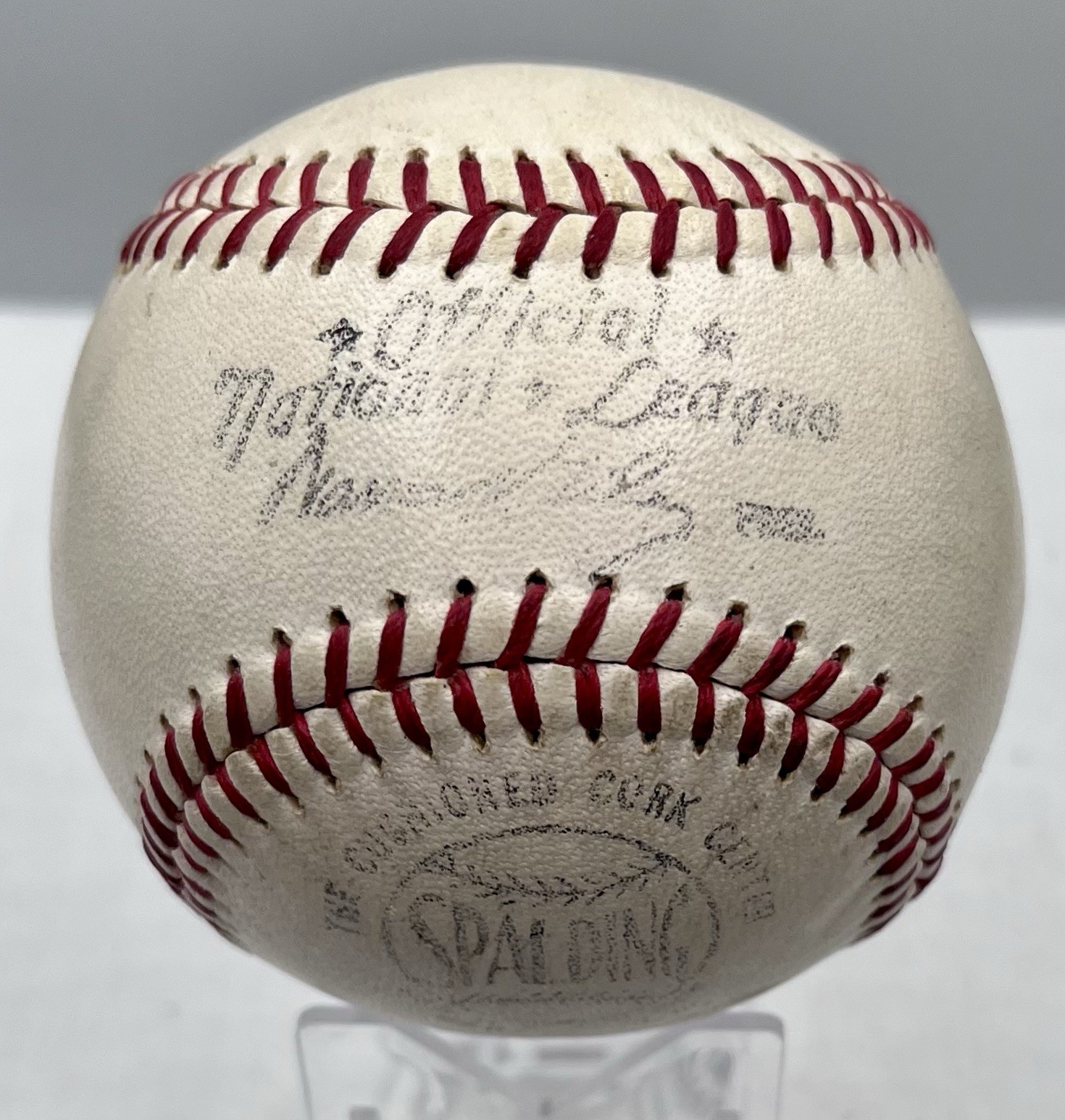 1952-57 Warren Giles Spalding ONL Official National League Baseball