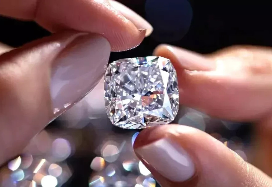 8 Ct Lab Grown Certified Diamond Cushion Cut D Color VVS1 Clarity Loose CVD
