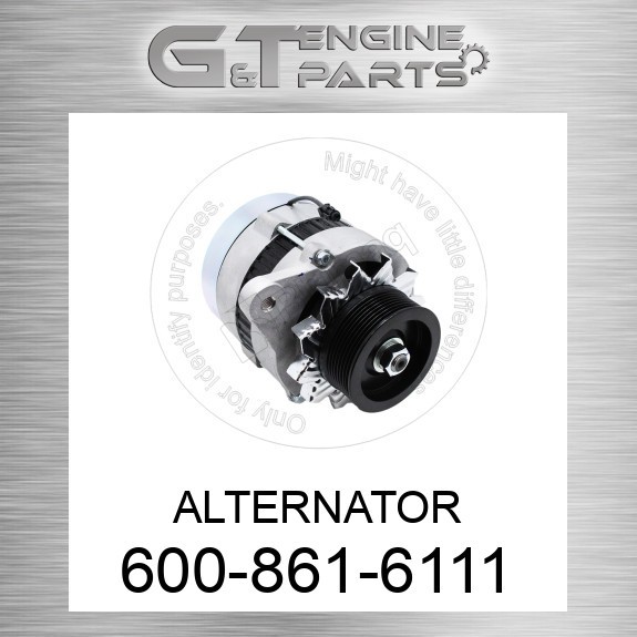 600-861-6111 ALTERNATOR fits KOMATSU (NEW AFTERMARKET) 600-861-6111 ALTERNATOR fits KOMATSU (NEW AFTERMARKET)