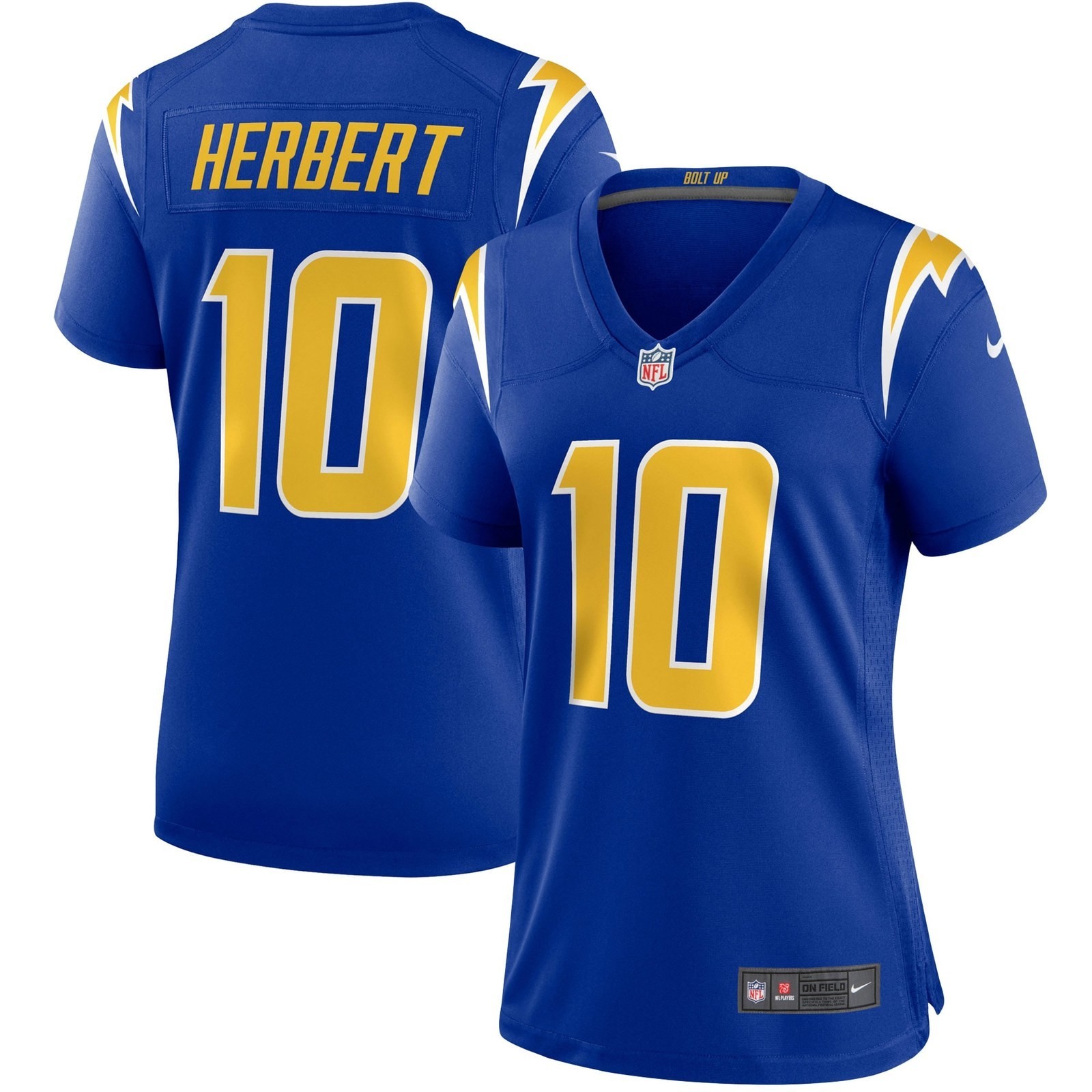 New Los Angeles Chargers Justin Herbert Nike NFL Football Jersey Women’s Small