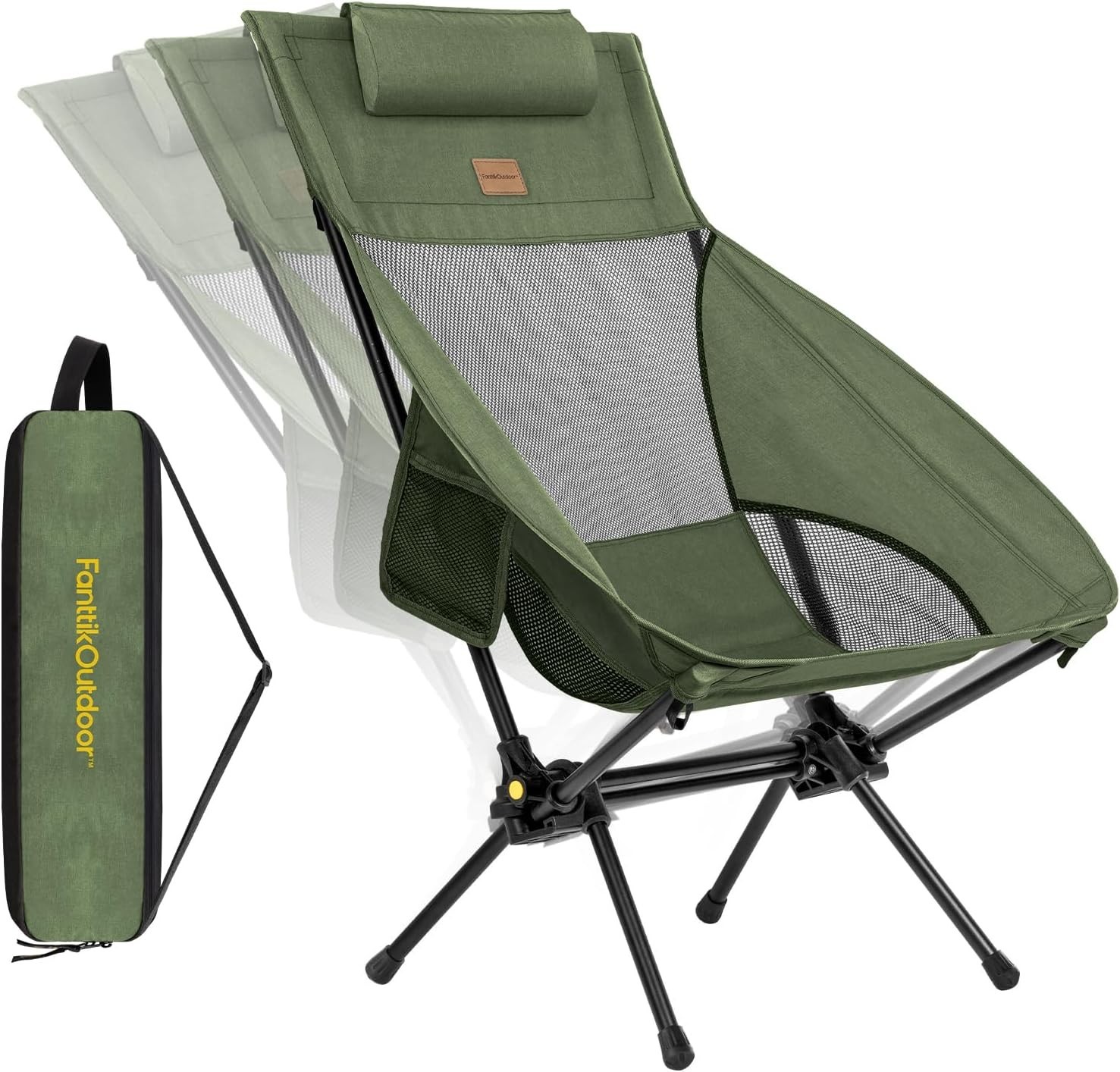 FanttikOutdoor Zeta L8 Max Rocker Camping Chair Multi-Angle Adjustable Compact &