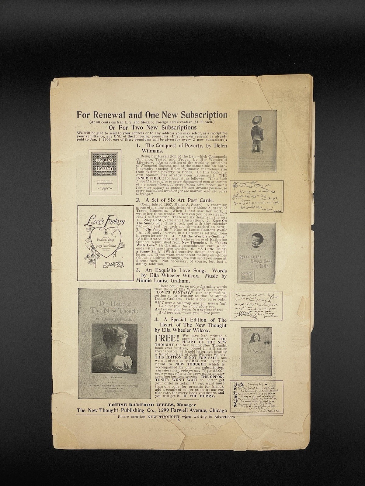 Antique New Thought Magazine ~ March 1908 ~ 1st Edition ~ Rare READ DESCRIPTION