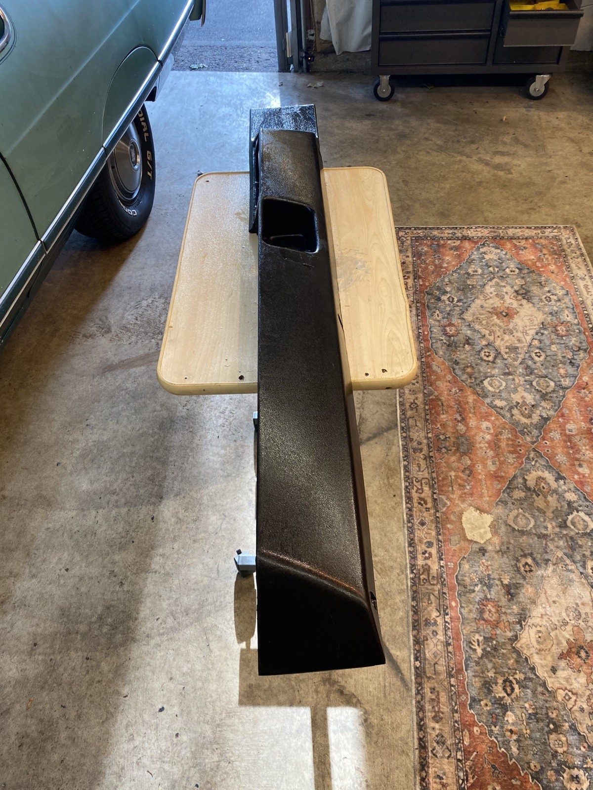 1972-1979 Lincoln Mark IV Mark V Armrest Left Side OEM LH BLACK 