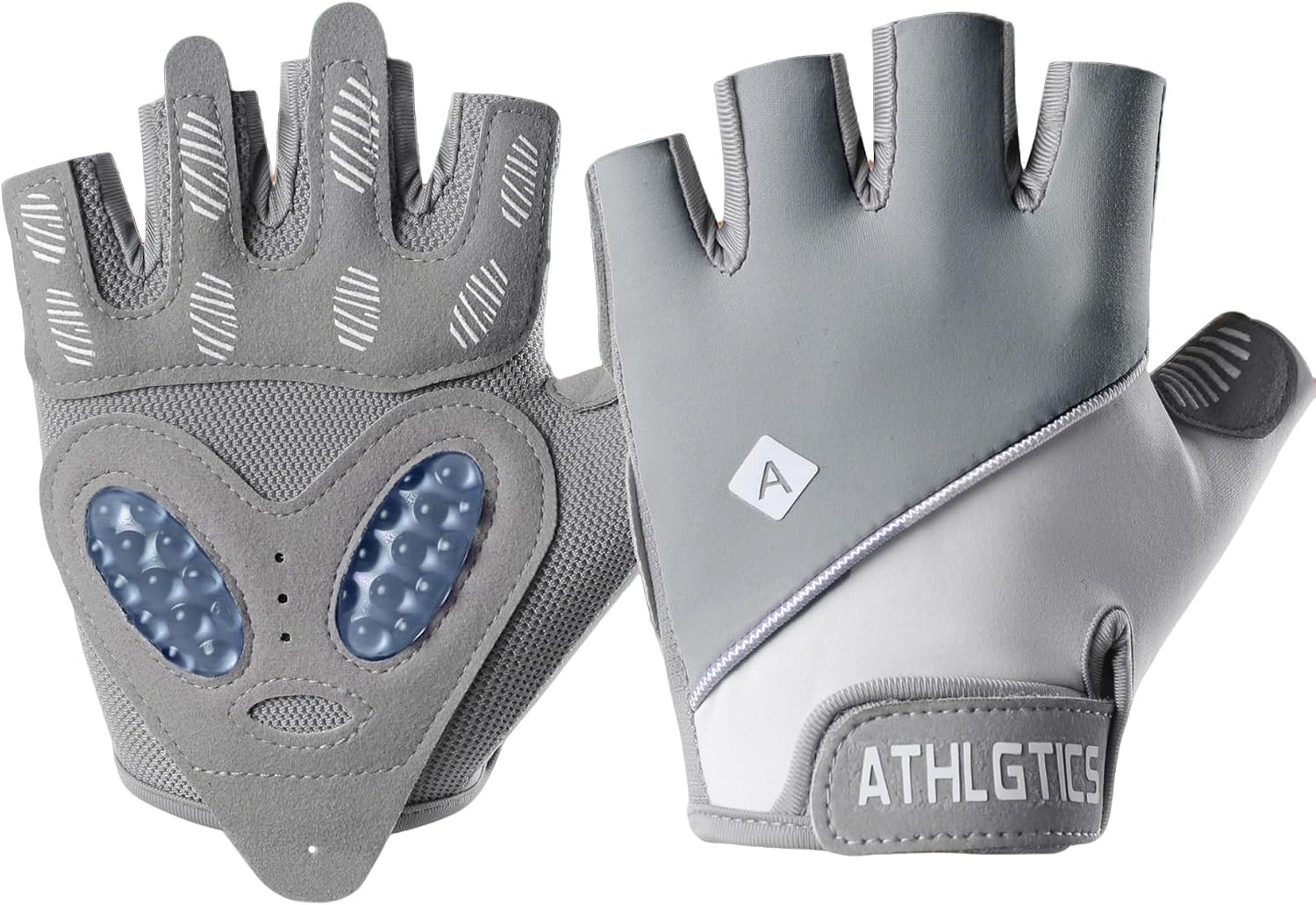 Workout Gloves Women & Men, Semisolid Silica Gel Anti-Slip Weight Lifting Gloves