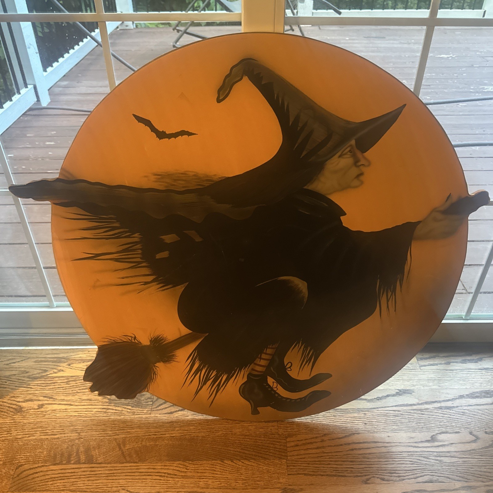 Boardwalk Originals Bonnie Barrett Witch In Moon Wooden Cutout Large Halloween Boardwalk Originals Bonnie Barrett Witch In Moon Wooden Cutout Large Halloween
