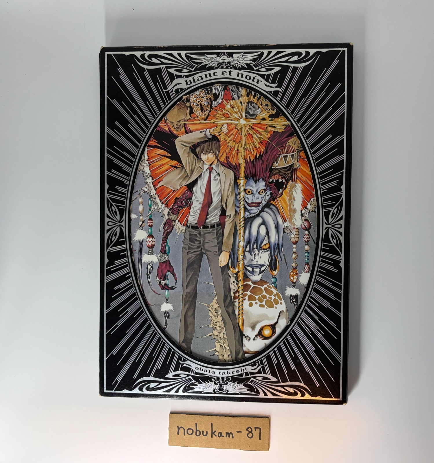 Takeshi Obata Art Book blanc et noir DEATH NOTE Illustrations Japan