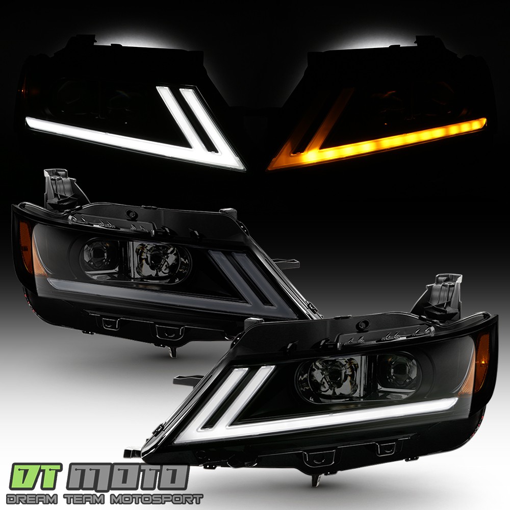 2014-2020 Chevy Impala Black Smoked LED SWITCHBACK Signal Projector Headlights 2014-2020 Chevy Impala Black Smoked LED SWITCHBACK Signal Projector Headlights