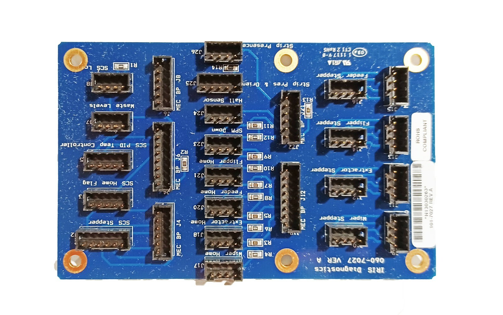 Beckman Coulter Iris IChem Interconnect Board 101-7027 Rev.A