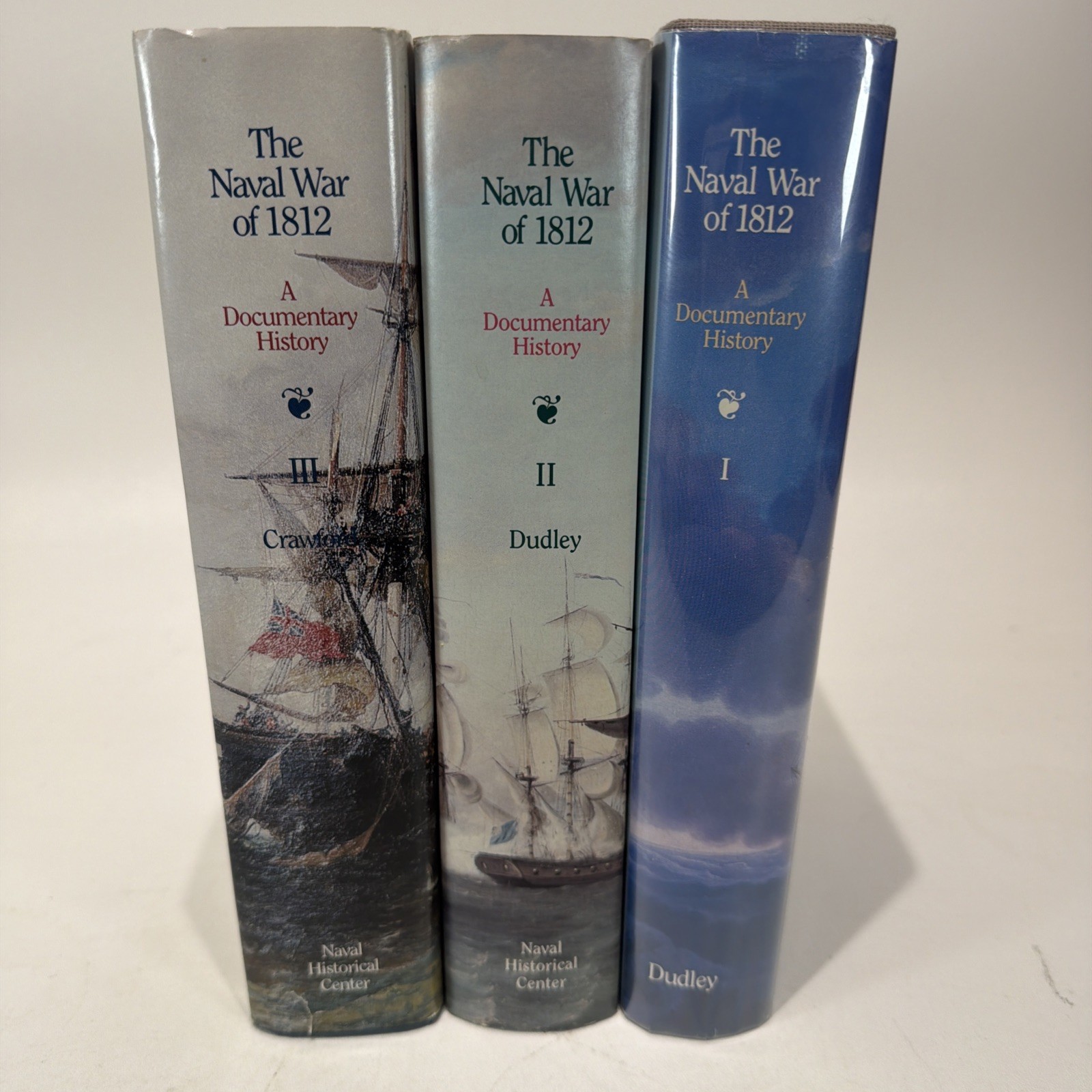 The Naval War of 1812 Documentary History Volumes I II III Dudley 3 Book Set