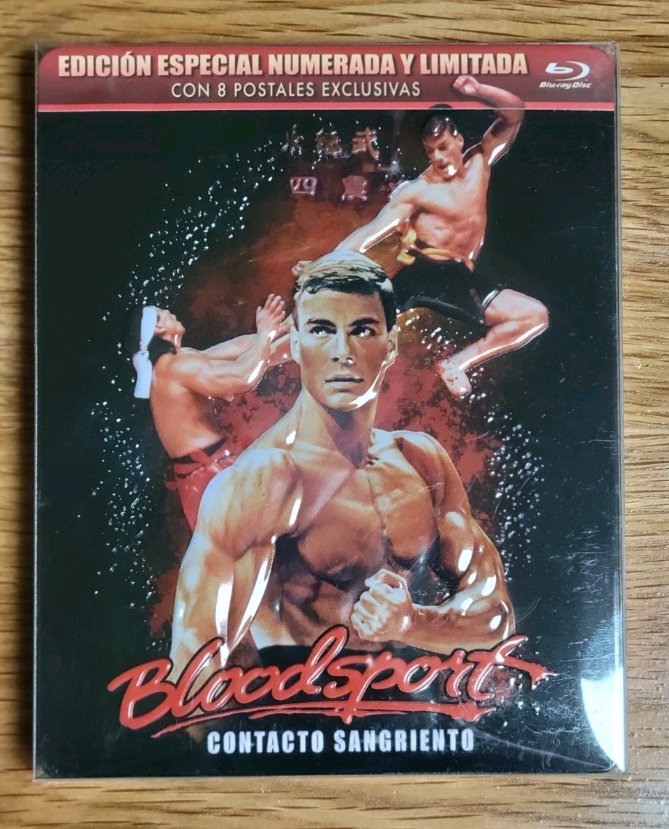 Bloodsport- Metalpak(like Steelbook) blu ray Van Damme HTF Region Free Import Bloodsport- Metalpak(like Steelbook) blu ray Van Damme HTF Region Free Import