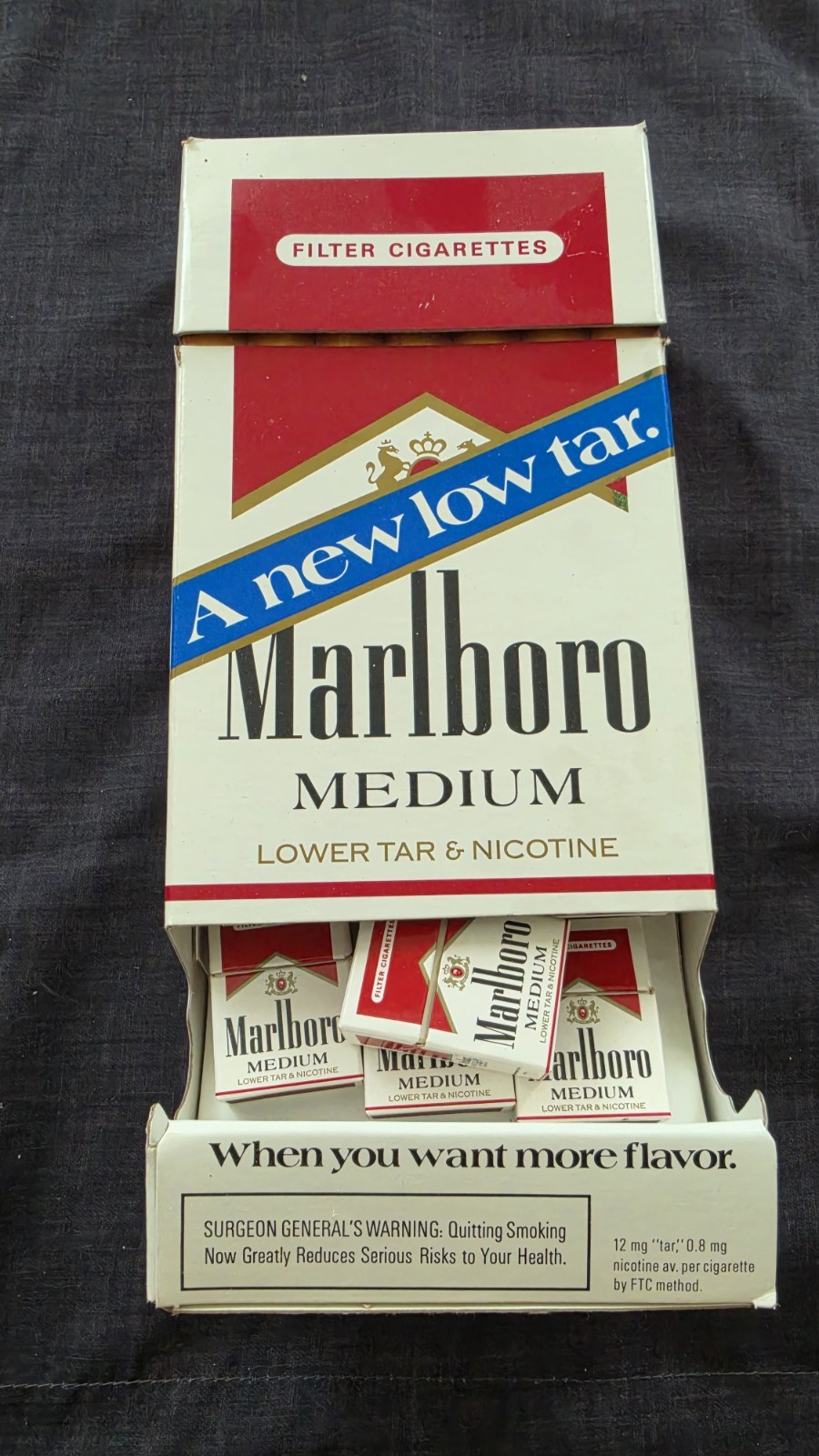 Vintage Marlboro Display W/17 Match Boxes From 1991 Vintage Marlboro Display W/17 Match Boxes From 1991