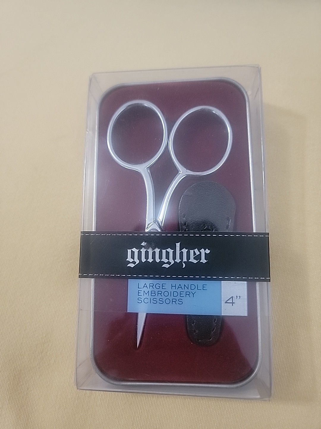 Gingher Large Handle Embroidery Scissors 4\