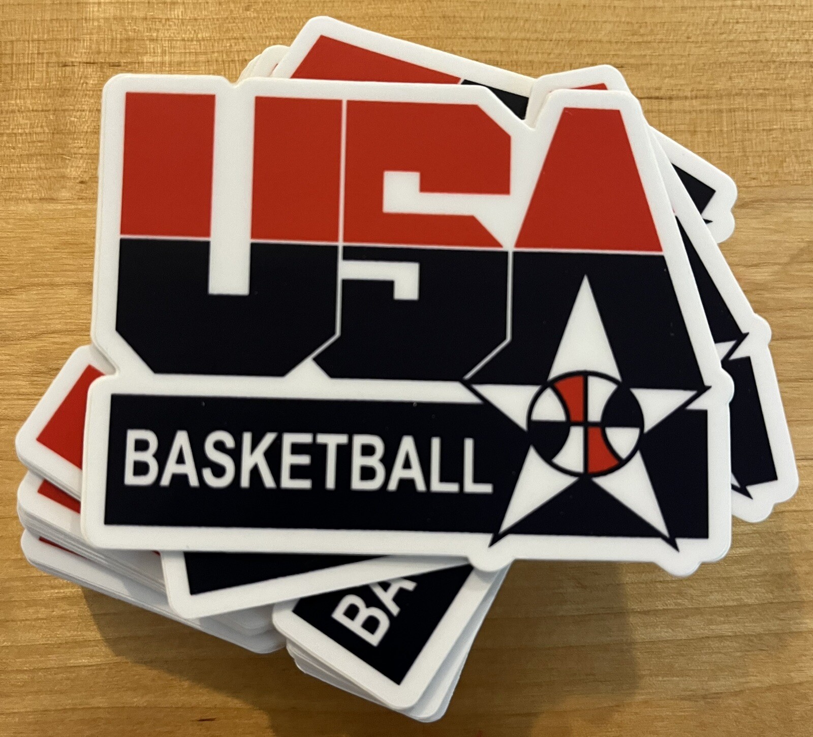 USA Men’s Basketball Sticker 3” X 2.25” 