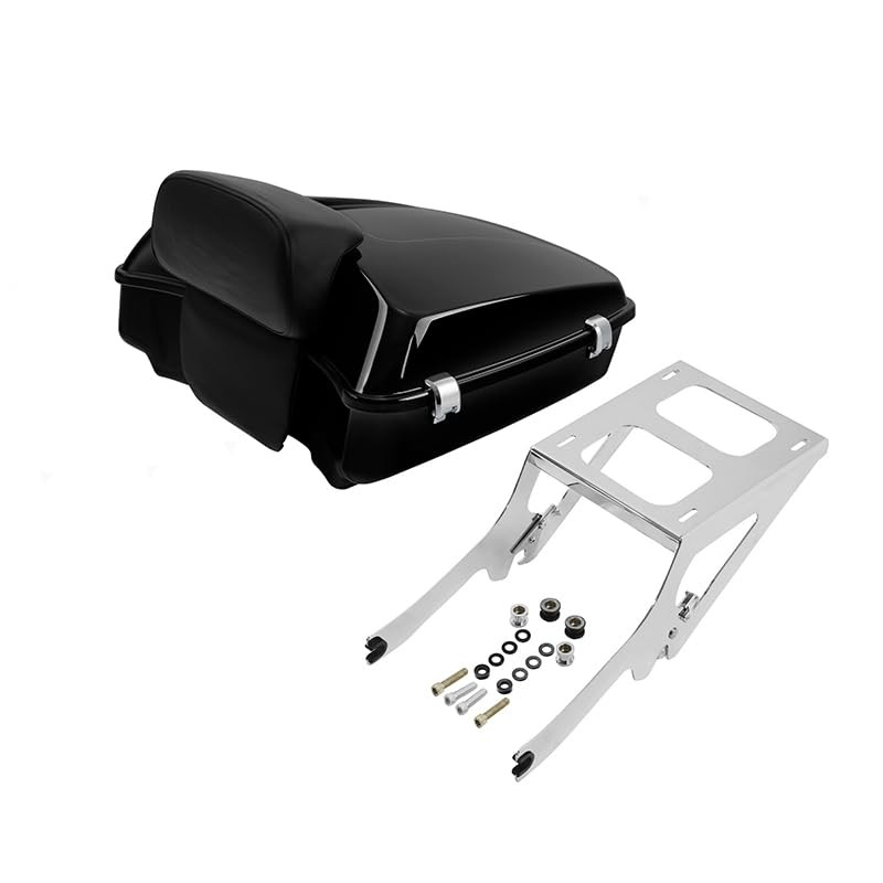 Chopped Trunk Backrest 2 Up Mounting Rack for Harley Softail Heritage 2018 2025