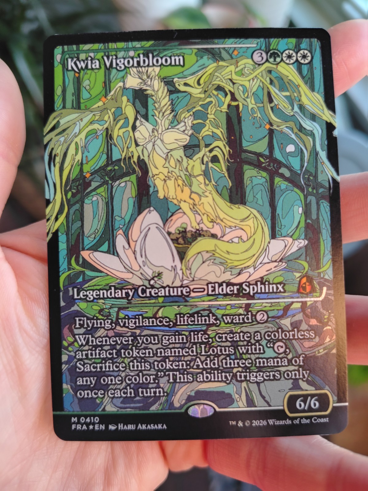 Kwia Vigorblom Showcase Foil Reality Fracture 0410 MTG NM Magic The Gathering Kwia Vigorblom Showcase Foil Reality Fracture 0410 MTG NM Magic The Gathering