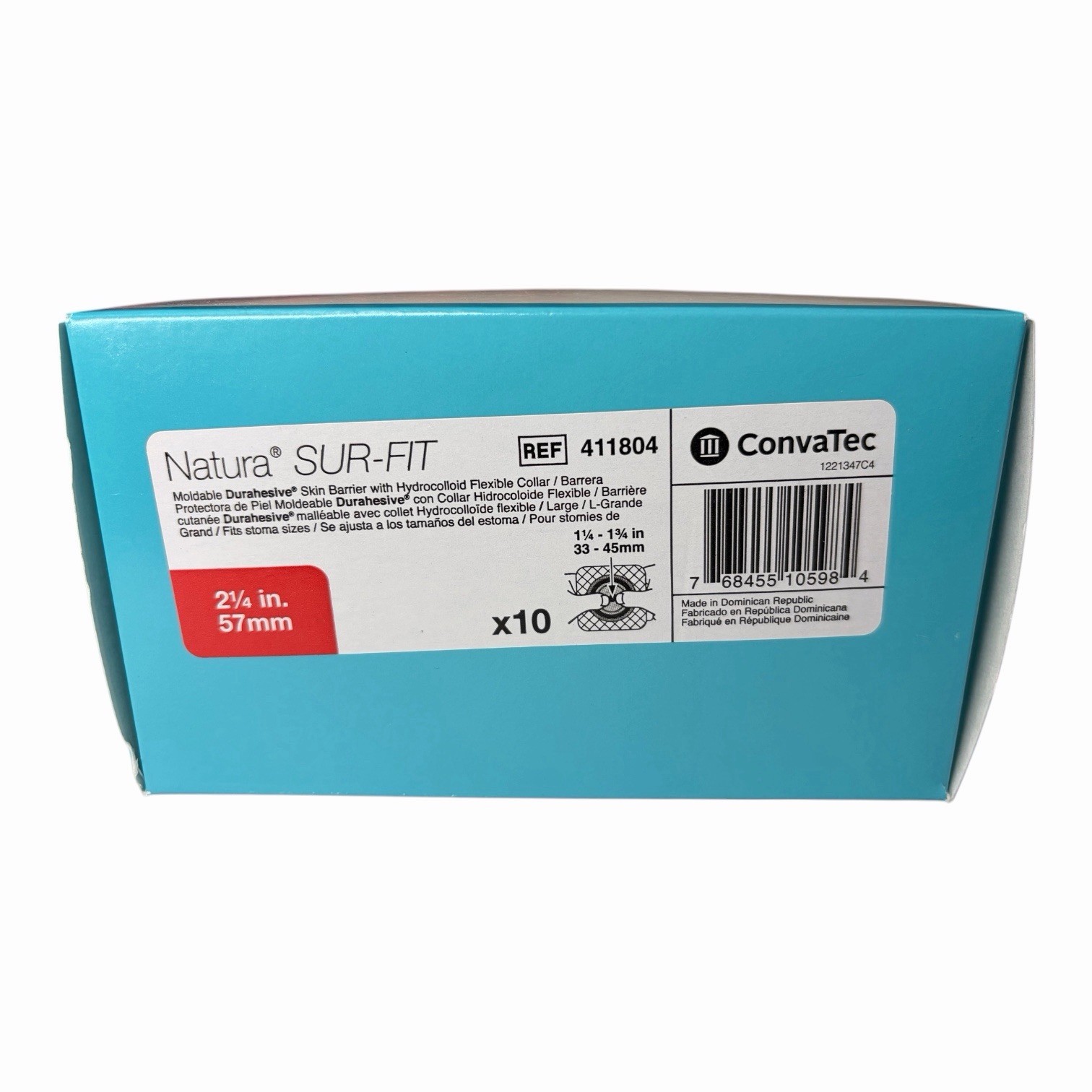 ConvaTec 411804 Sur Fit Natura MoldableSkin Barriers 2 1/4” 