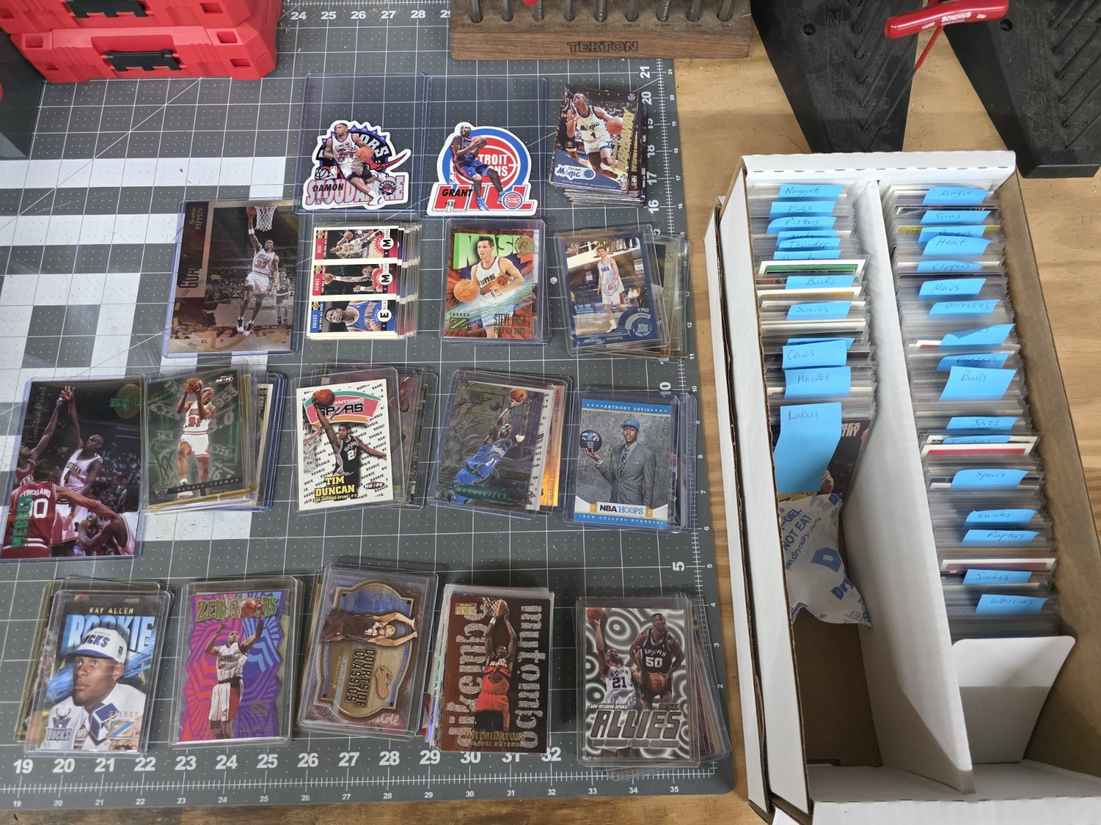Huge 90’s-00\'s NBA Basketball Card Lot - Tons Of Inserts, Superstars, Rookies 