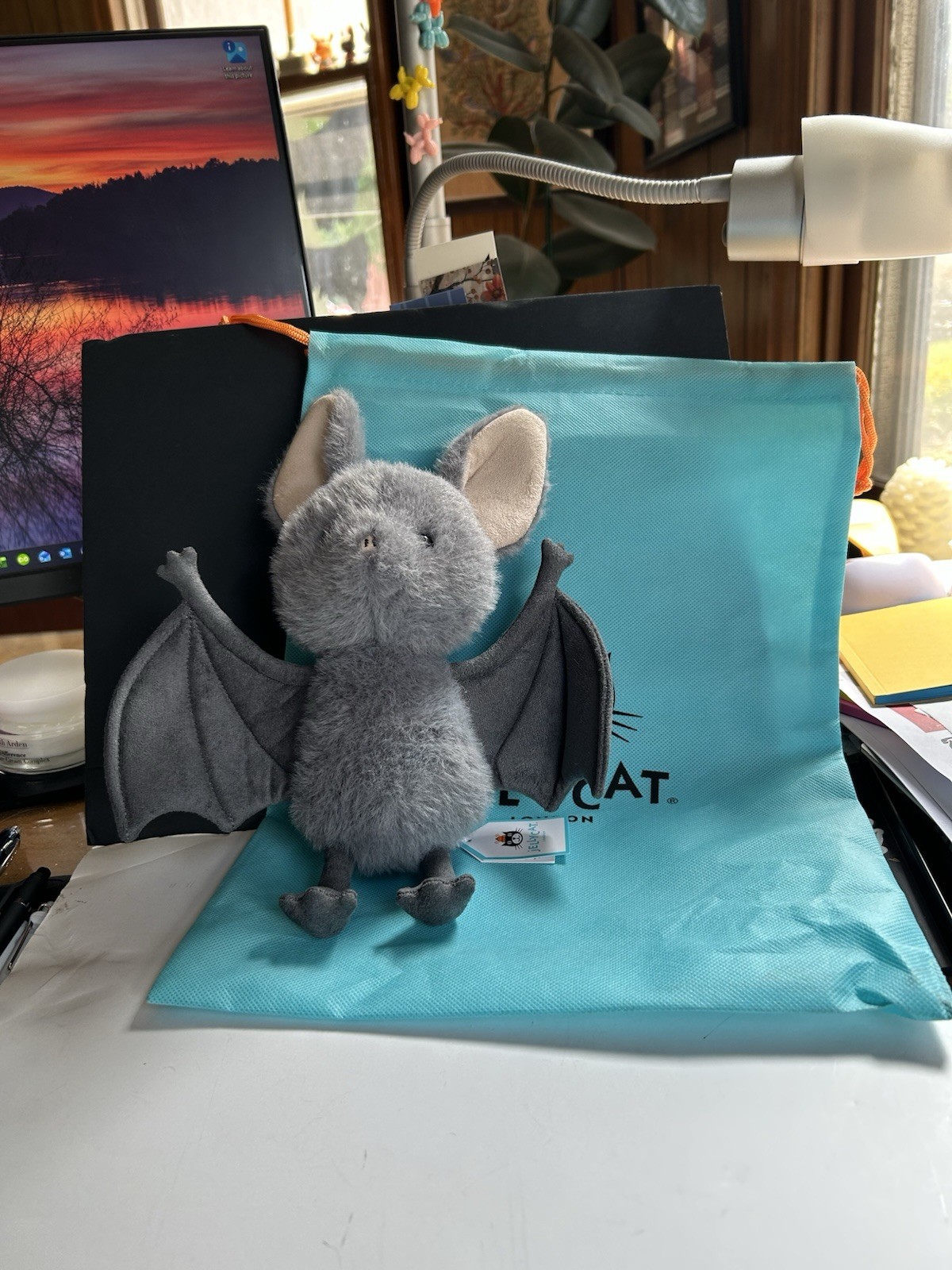 Jellycat BROOX BAT Authentic BNWT Soft Plush Toy Halloween With Dust Bag Jellycat BROOX BAT Authentic BNWT Soft Plush Toy Halloween With Dust Bag