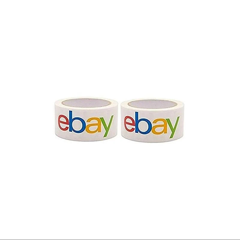 6 Rolls 2” x 75 Yards Branded Packing Tape Heavy Duty Shipping Packaging Tape