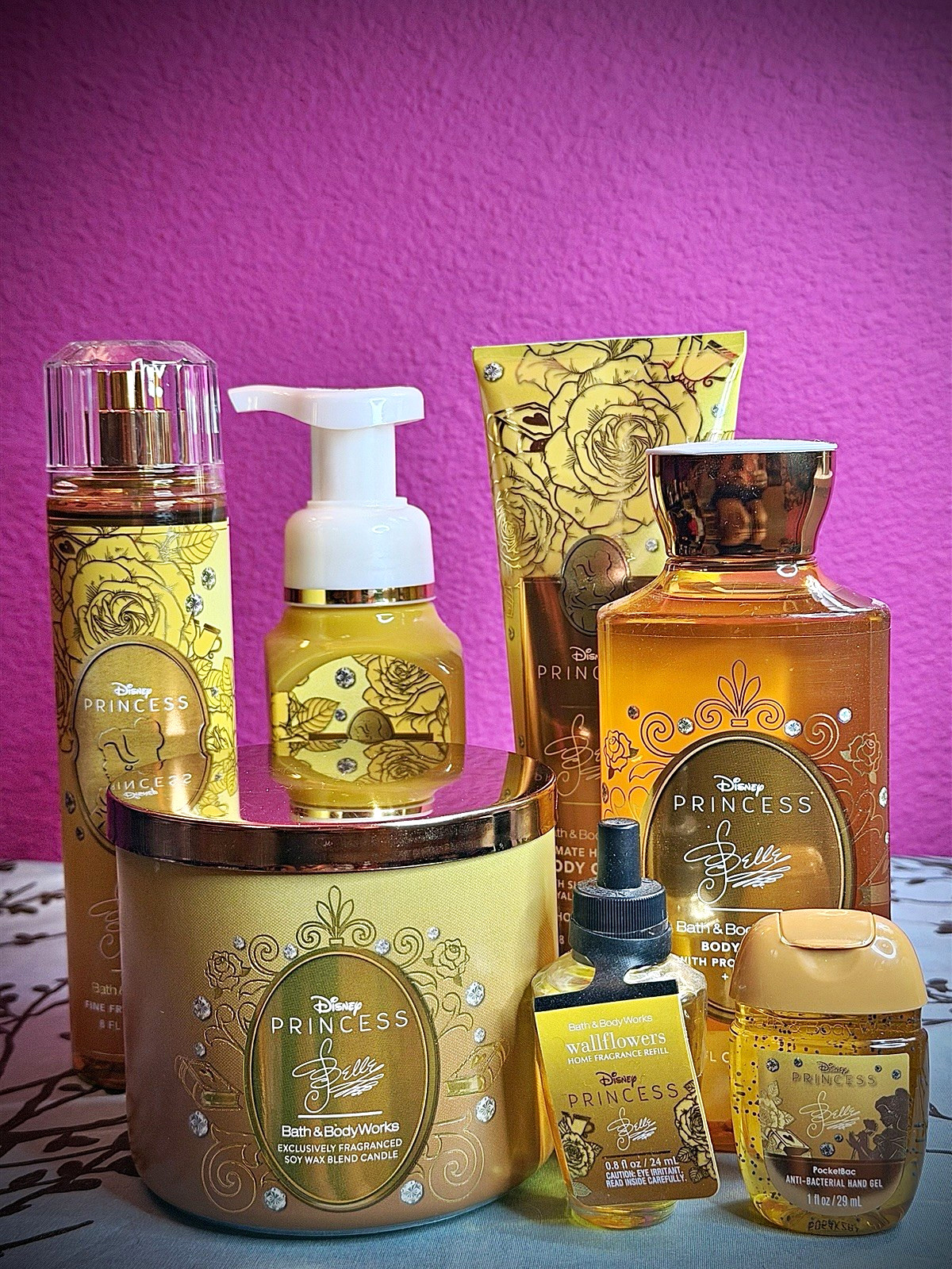 Bath & Body Works - Disney Princess Belle 7pc Set.